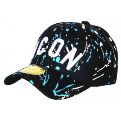 Casquette ICON Bleue et Blanche Streetwear Design Baseball Fyck CASQUETTES Hip Hop Honour