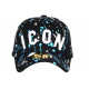 Casquette ICON Bleue et Blanche Streetwear Design Baseball Fyck CASQUETTES Hip Hop Honour