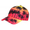 Casquette Enfant Rouge et Jaune Los Angeles Tropical Sunrise 7 à 11 ans