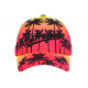 Casquette Enfant Rouge et Jaune Los Angeles Tropical Sunrise 7 à 11 ans Casquette Enfant Hip Hop Honour