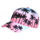 Casquette Enfant Rose et Bleue Los Angeles tropicale Sunrise 7 à 11 ans Casquette Enfant Hip Hop Honour