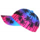 Casquette Los Angeles Bleue et Rose Fashion Tropical Sunrise Baseball CASQUETTES Hip Hop Honour