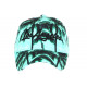 Casquette Los Angeles Verte et Noire Palmiers Tropicale Boreal Baseball CASQUETTES Hip Hop Honour