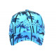 Casquette Los Angeles Bleue et Noire Palmiers Tropicale Boreal Baseball CASQUETTES Hip Hop Honour