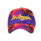 Casquette Enfant Violette et Orange Los Angeles tropicale Sunshine 7 a 11 ans Casquette Enfant Hip Hop Honour