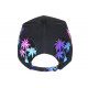 Casquette Los Angeles Rose et Noire Tropicale Sunshine Baseball CASQUETTES Hip Hop Honour