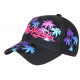 Casquette Enfant Rose et Noire Los Angeles tropicale Sunshine 7 a 11 ans Casquette Enfant Hip Hop Honour