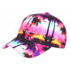 Casquette Los Angeles Rose et Violette Tropicale Sunshine Baseball CASQUETTES Hip Hop Honour