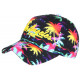 Casquette Enfant Noire et Jaune Los Angeles tropicale Sunshine 7 a 11 ans Casquette Enfant Hip Hop Honour