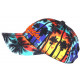 Casquette Los Angeles Orange et Verte Tropicale Sunshine Baseball CASQUETTES Hip Hop Honour