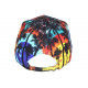 Casquette Enfant Orange et Verte Los Angeles tropicale Sunshine 7 a 11 ans Casquette Enfant Hip Hop Honour