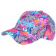 Casquette Los Angeles Bleue et Rose Fleurs Tropicales Boreal Baseball CASQUETTES Hip Hop Honour