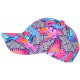 Casquette Los Angeles Bleue et Rose Fleurs Tropicales Boreal Baseball CASQUETTES Hip Hop Honour