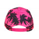 Casquette Enfant Rose et Noire Palmiers Baseball NY Tropyk 7 a 12 ans Casquette Enfant Hip Hop Honour