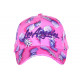 Casquette Enfant Rose Ananas Los Angeles Fruitus NY 7 a 12 ans Casquette Enfant Hip Hop Honour