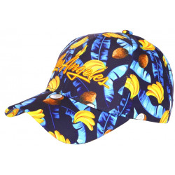 Casquette Los Angeles Jaune Banane et Coco Originale Baseball Fruitus CASQUETTES Hip Hop Honour