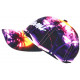 Casquette Miami Violette Jaune Palmiers Tropical Night Baseball CASQUETTES Hip Hop Honour