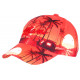 Casquette Miami Orange Palmiers Fashion Sunrise Baseball CASQUETTES Hip Hop Honour