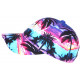 Casquette Miami Bleue Violette Palmiers Fashion Sunshine Baseball CASQUETTES Hip Hop Honour