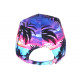 Casquette Miami Bleue Violette Palmiers Fashion Sunshine Baseball CASQUETTES Hip Hop Honour