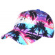 Casquette Enfant Bleue et Violette Miami Sunshine 7 a 11 ans Casquette Enfant Hip Hop Honour