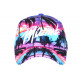 Casquette Enfant Bleue et Violette Miami Sunshine 7 a 11 ans Casquette Enfant Hip Hop Honour