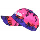 Casquette Miami Rose Violette Palmiers tendance Sunset Baseball CASQUETTES Hip Hop Honour