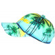 Casquette Miami Verte et Jaune Palmiers tendance Boreal Baseball CASQUETTES Hip Hop Honour