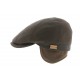 Casquette Herman Derek en Cuir Marron ANCIENNES COLLECTIONS divers