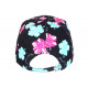 Casquette Enfant Bleue et Rose Miami a Fleurs Bali 7 a 11 ans Casquette Enfant Hip Hop Honour