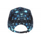 Casquette Enfant Bleue et Noire Miami a Fleurs Bali 7 a 11 ans Casquette Enfant Hip Hop Honour