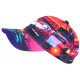 Casquette Miami Orange et Violette Tropicale City Baseball CASQUETTES Hip Hop Honour