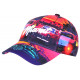 Casquette Enfant Orange et Violette Miami Tropical City de 7 à 11 ans