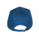 Casquette NY Bleue et Argent Rétro en Coton Bronxa Baseball CASQUETTES Hip Hop Honour