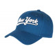 Casquette Enfant Bleue NY Vintage en Coton Bronxya 7 a 11 ans Casquette Enfant Hip Hop Honour