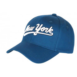 Casquette NY Bleue Vintage Chic en Coton Bronxa Baseball CASQUETTES Hip Hop Honour