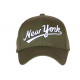 Casquette NY Verte Vintage Chic en Coton Bronxa Baseball CASQUETTES Hip Hop Honour