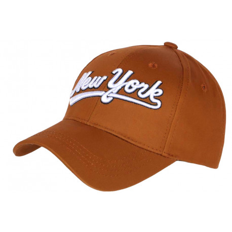 Casquette NY Camel Retro Chic en Coton Bronxa Baseball CASQUETTES Hip Hop Honour