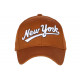 Casquette NY Camel Retro Chic en Coton Bronxa Baseball CASQUETTES Hip Hop Honour