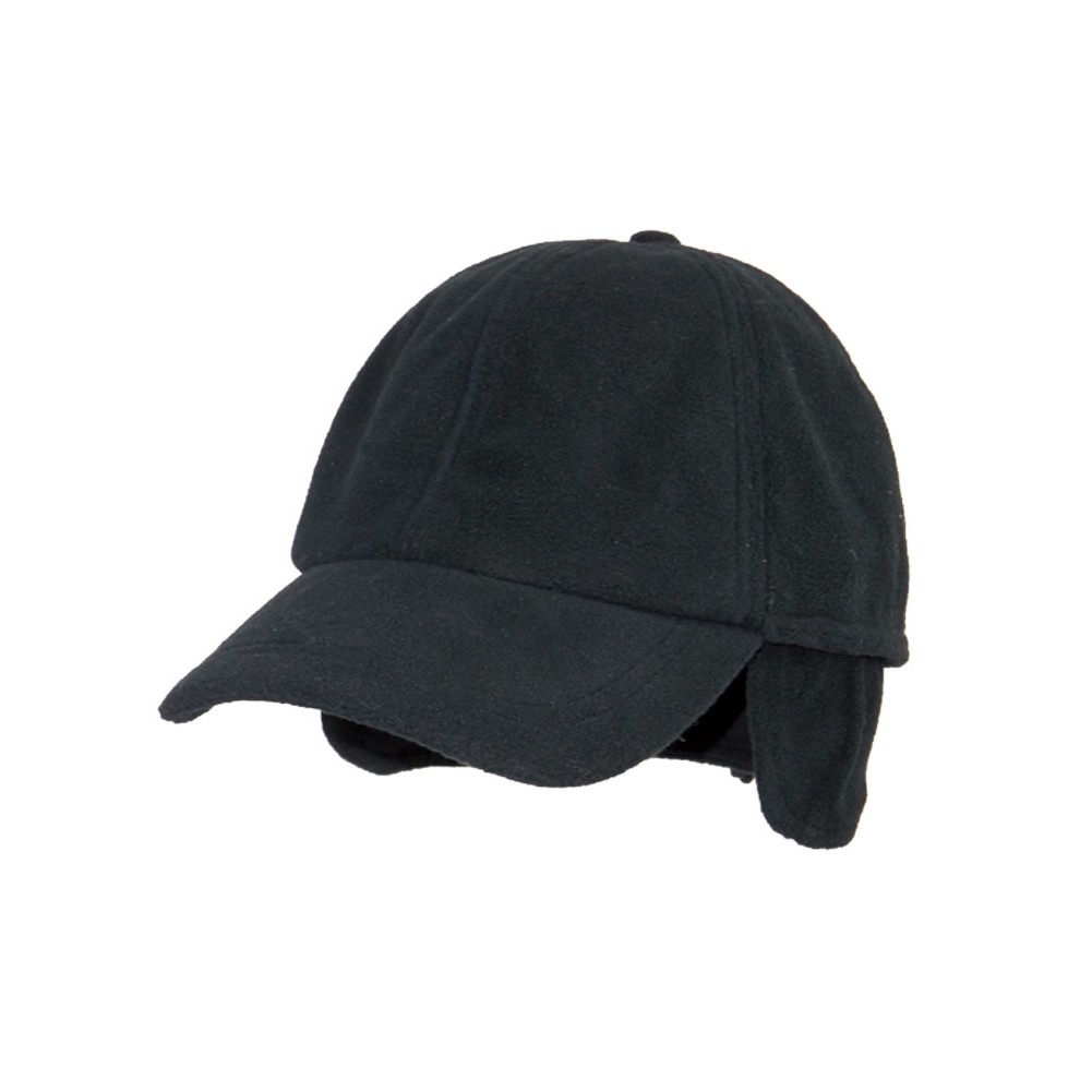 Bonnet D'hiver Avec Rabats Oreilles Et Visière - Tricoté Polaire, 100% Polyester, Taille Unique