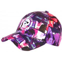 Casquette Piraterie Music Violette Rose Streetwear Baseball Rap CASQUETTES Piraterie Music