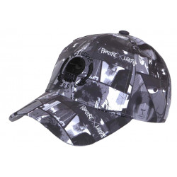 Casquette Piraterie Music Grise Streetwear Baseball Booba CASQUETTES Piraterie Music