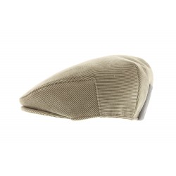 Casquette Herman en velours Beige avec faux cuir arrière ANCIENNES COLLECTIONS divers