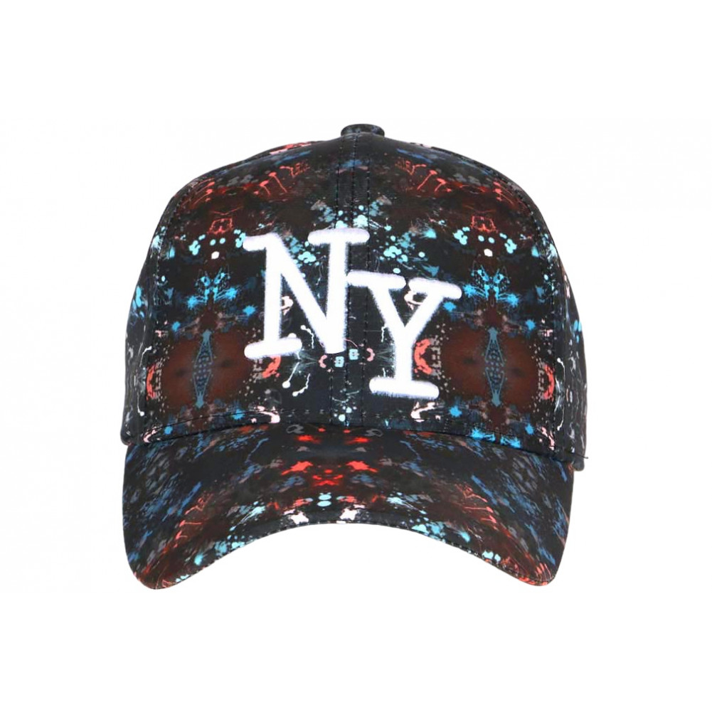 Berretto NY Bianco E Blu Hip Hop Honour Broadwyx: Visiera Baseball, 100% Cotone, Ricamo 3D, Taglia Unica Regolabile, Uomo/Donna