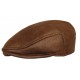 Casquette plate Herman imitation cuir Marron ANCIENNES COLLECTIONS divers