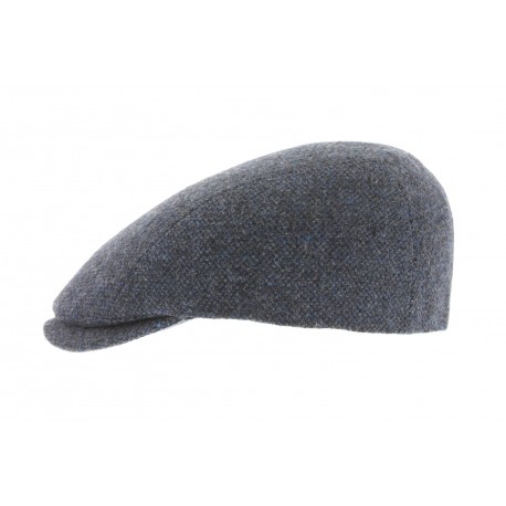 Casquette plate Herman en tweed bleu ANCIENNES COLLECTIONS divers