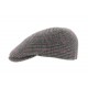 Casquette Plate Herman en tweed carreaux Gris ANCIENNES COLLECTIONS divers