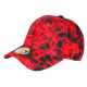 Casquette NY Rouge et Noire Tendance Fashion Baseball Spydder CASQUETTES Hip Hop Honour