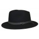 Chapeau Feutre Herman Rob Noir ANCIENNES COLLECTIONS divers