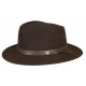 Chapeau Feutre Herman Rob Marron ANCIENNES COLLECTIONS divers